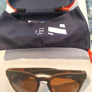 ZEAL WINDSOR 11480 Oval Ellume Polarized Brown Sunglasses 51-20-135